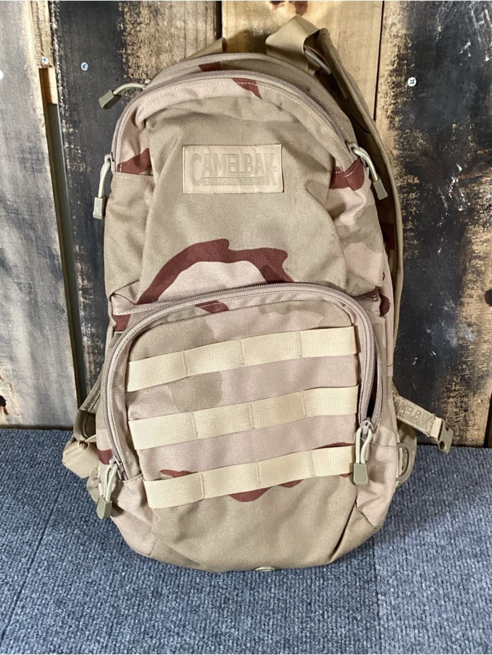 Camelbak M.U.L.E. camouflage backpack (no bladder)